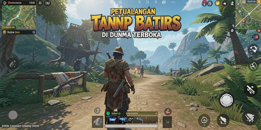 Tampilan menakjubkan dari dunia terbuka 116X saat gameplay.