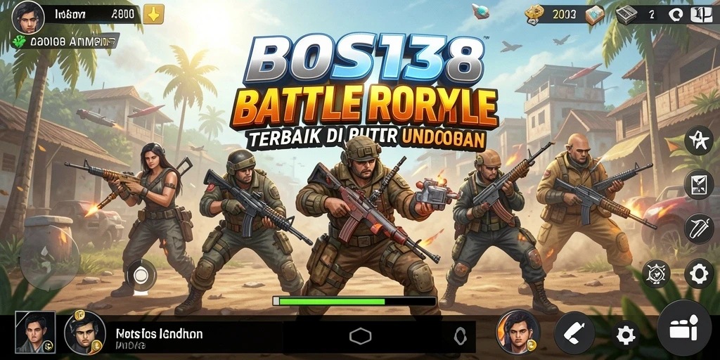 Gameplay seru dalam pertempuran Battle Royale di BOS138.