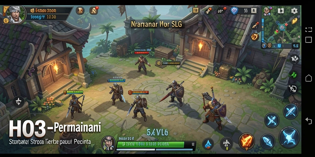 Screenshot utama H03 menampilkan aksi strategis yang mendebarkan.