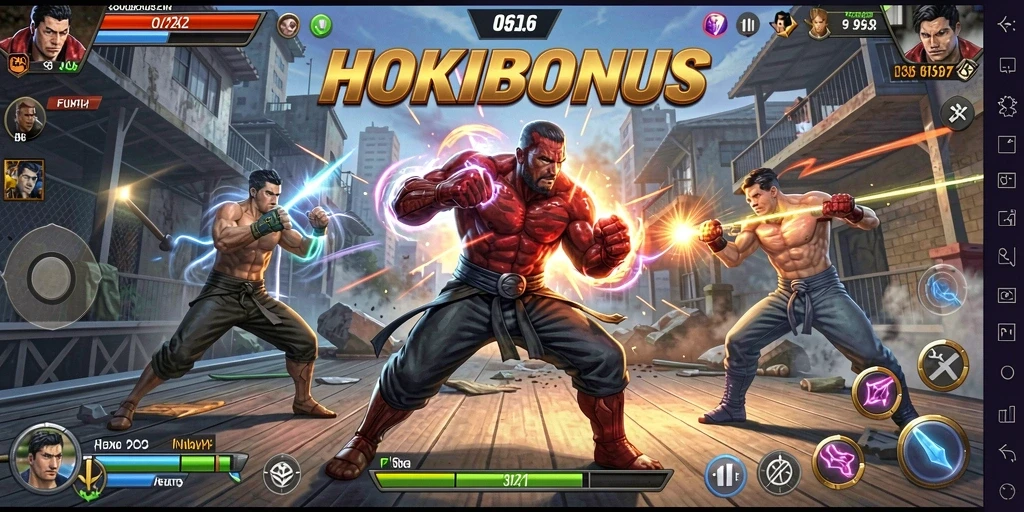 Tampilan menarik grafik pertarungan HOKIBONUS yang memukau.