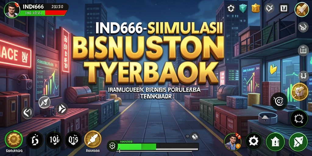 Screenshot dari gameplay IND666 yang menampilkan pengelolaan bisnis Tycoon.