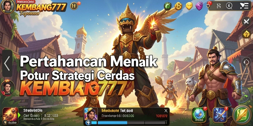 Tampilan menarik dari gameplay Tower Defense KEMBANG777 dengan menara dan musuh.