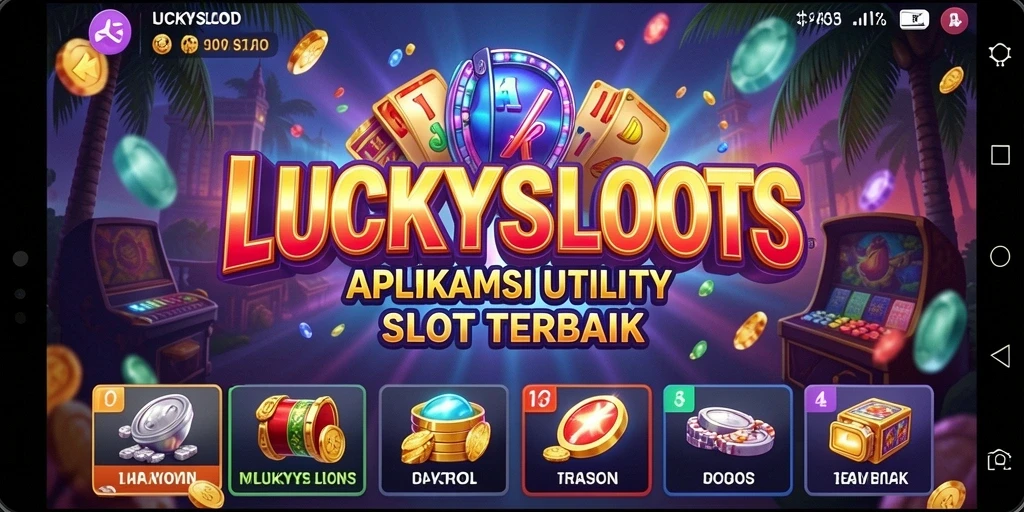 Tampilan antarmuka LUCKYSLOTS yang menarik dan intuitif.