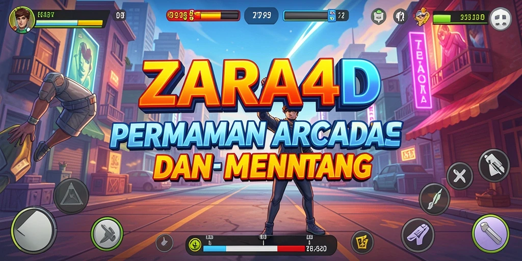Tangkapan layar gameplay ZARA4D menunjukkan petualangan seru dalam permainan Arcade.